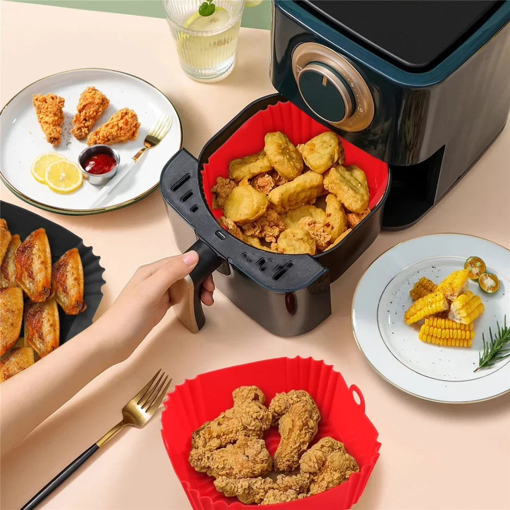 Molde de silicona antiadherente para Airfryer reutilizable