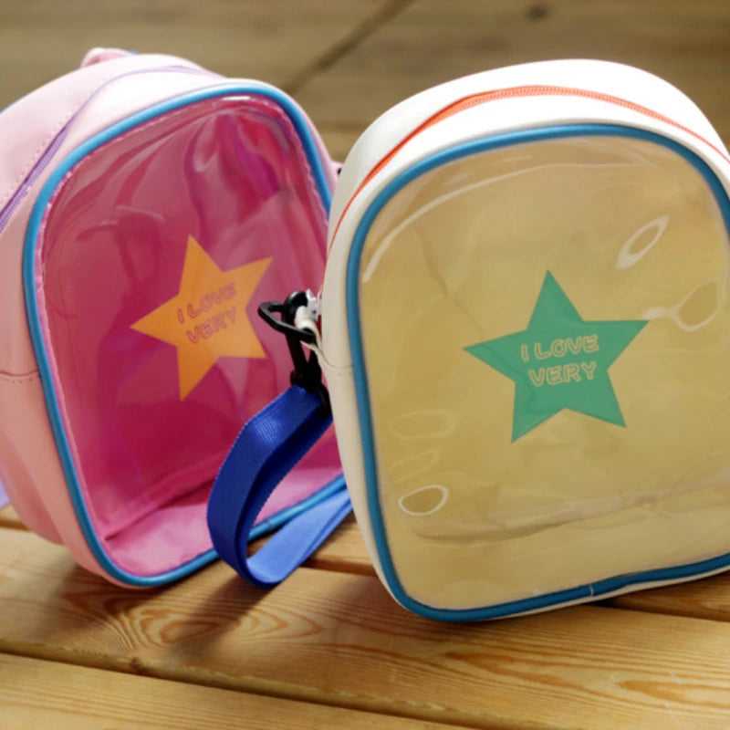 Mochila transparente para niños