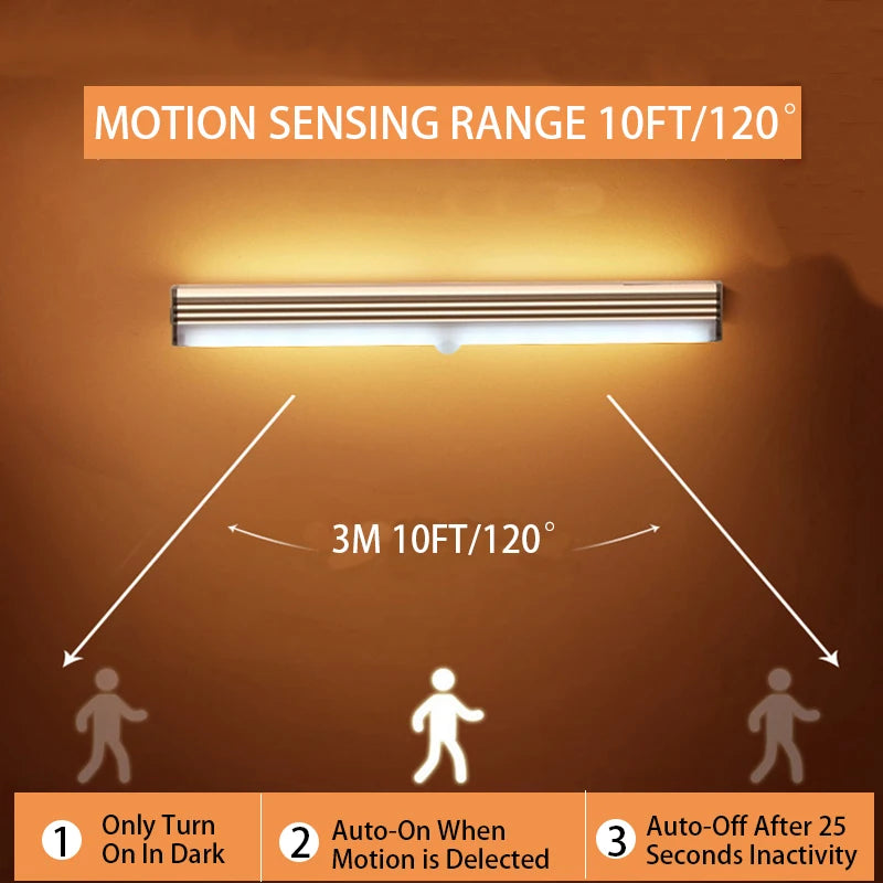 Luz LED inalámbrica con sensor de movimiento